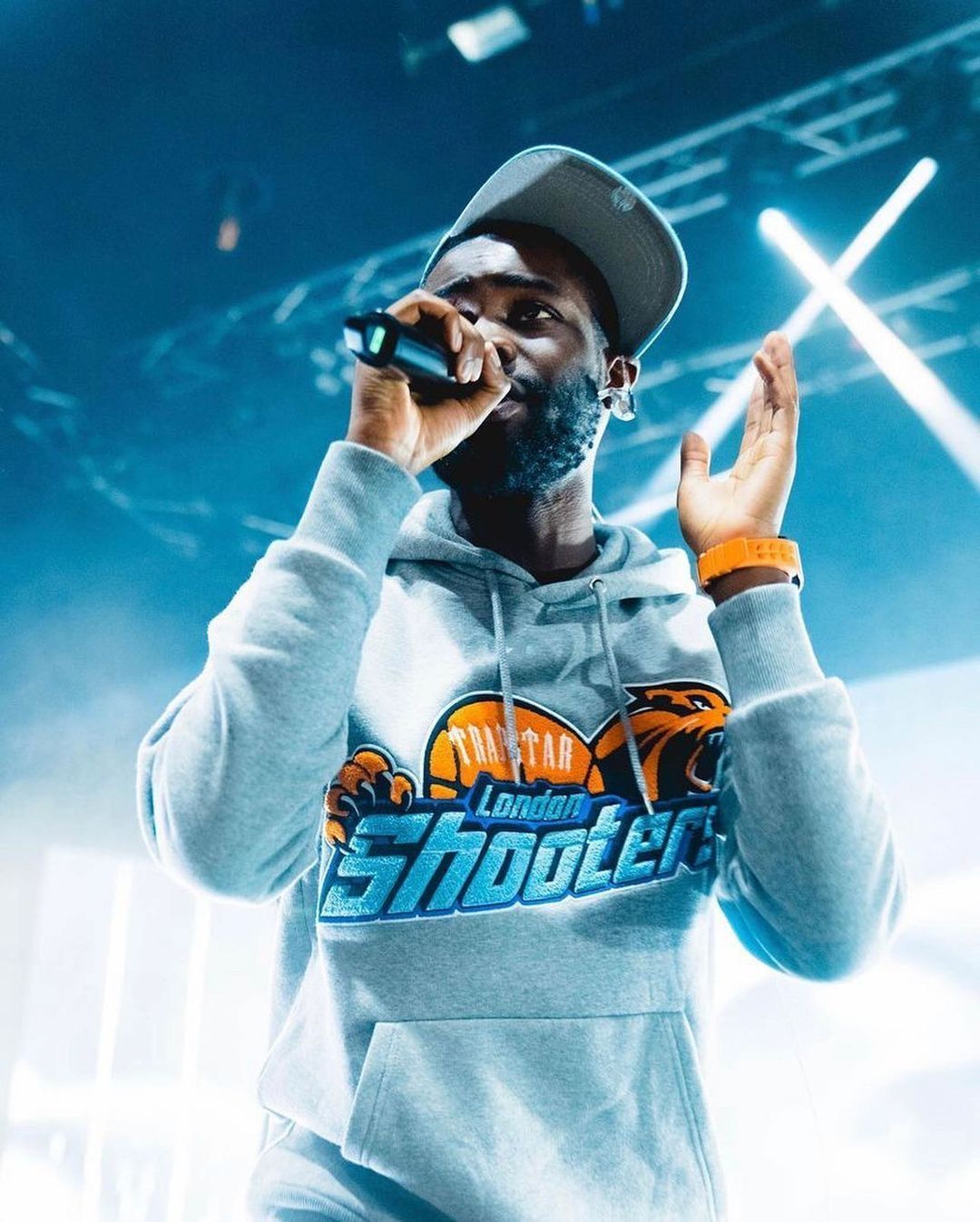 Trapstar London Shooters Tracksuit Grey Orange | Bold Two-Tone