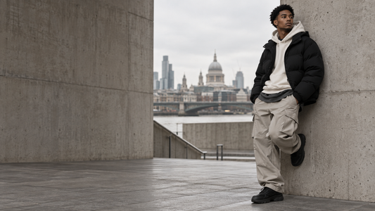 London Trapstar streetwear editorial — How to style Trapstar neutrals