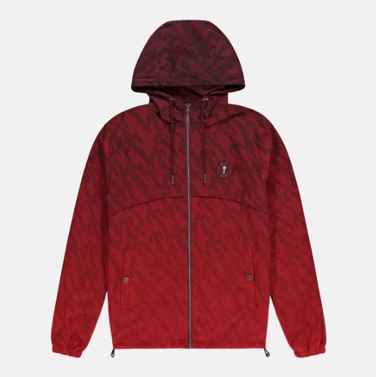 Trapstar Windbreaker Red | Bold Irongate Red Premium Street Shell Jacket