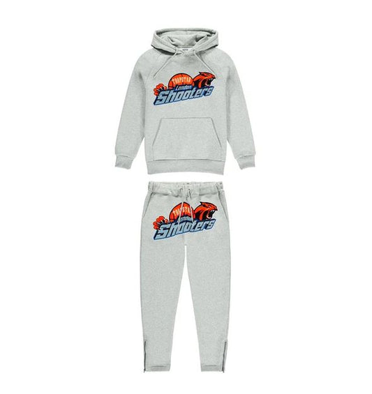 Trapstar London Shooters Tracksuit Grey Orange | Bold Two-Tone