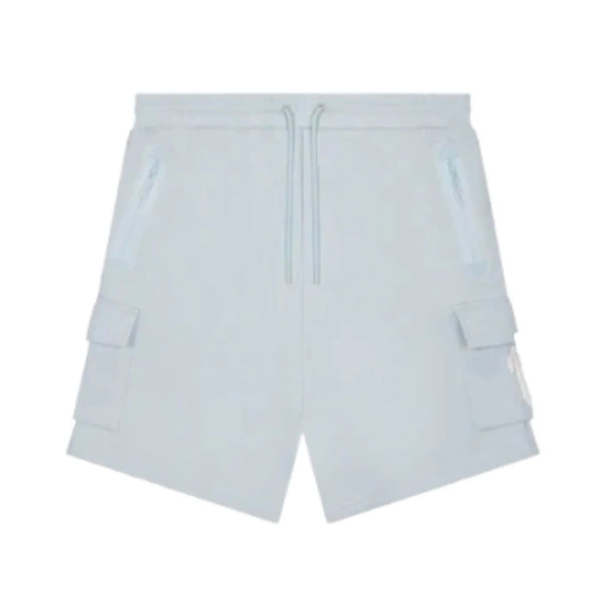 Trapstar Irongate Tech Zip Shorts Blue | Premium Cashmere Blue Technical Street Shorts