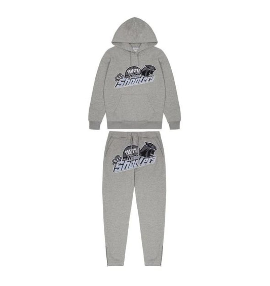 Trapstar Shooters Hoodie Tracksuit Grey Skyblue | Fresh Two-Tone