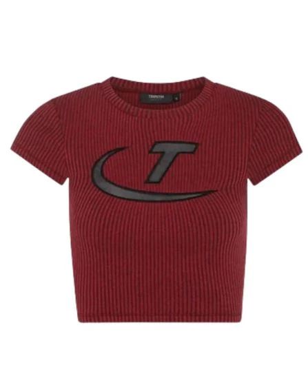 Trapstar T-Shirt Red and Black Women | Bold Street Pick for Women