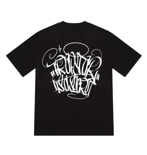 Trapstar T-Shirt White Black | Clean Two-Tone Street Essential at