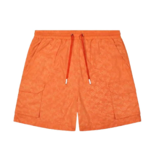 Trapstar Shorts Orange | Bold Monogram Orange Premium Street Shorts