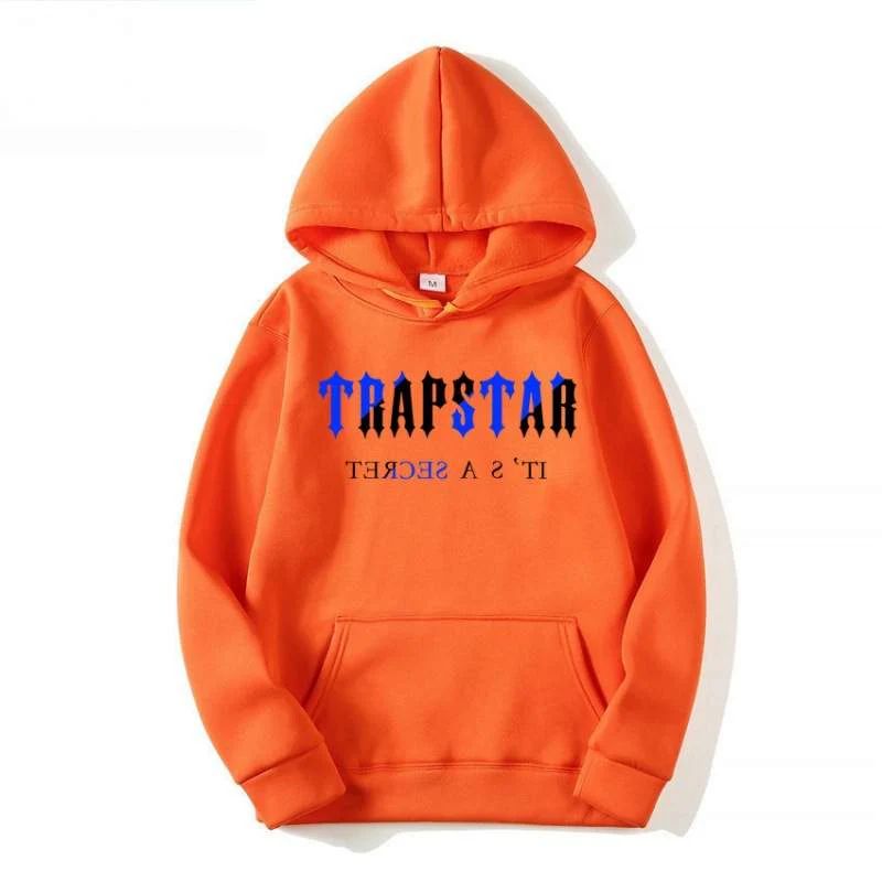 Trapstar Hoodie Orange | High-Visibility Street Statement