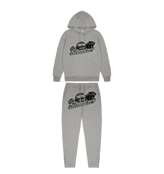 Trapstar Shooters Tracksuit Grey Black | Clean Street Set