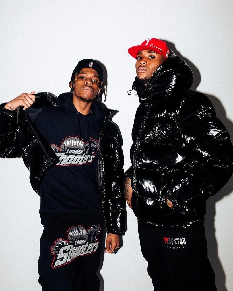 Trapstar Shooters Hoodie Tracksuit Black Red | Bold Street