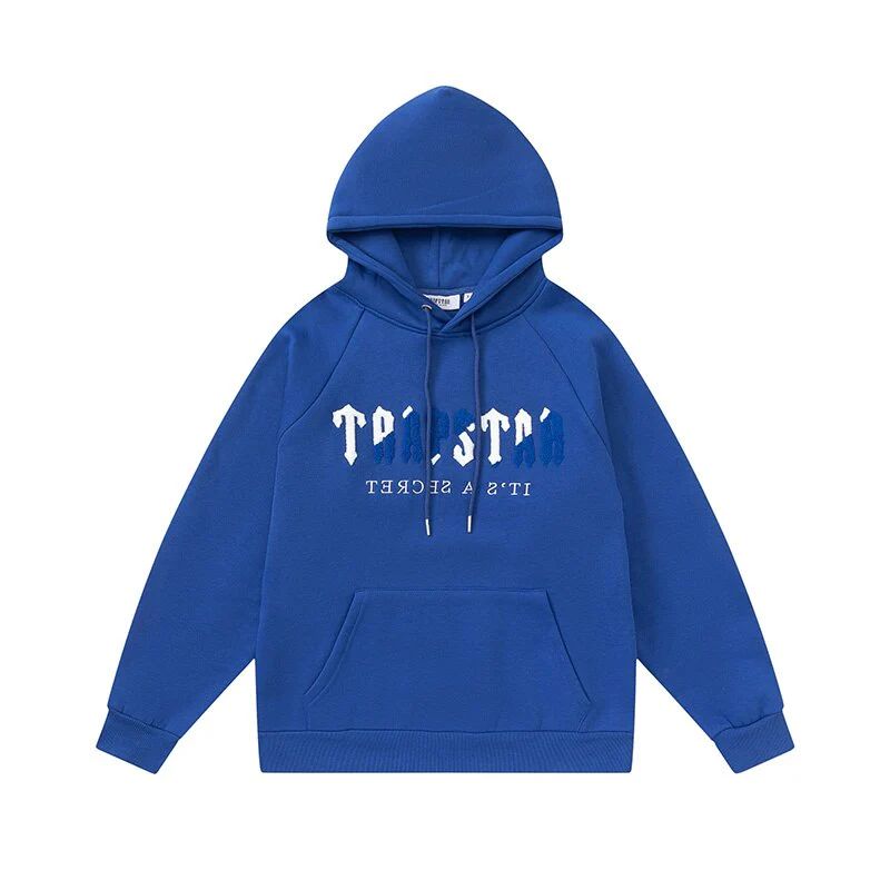 Trapstar Hoodie Blue | Clean Street and Essential