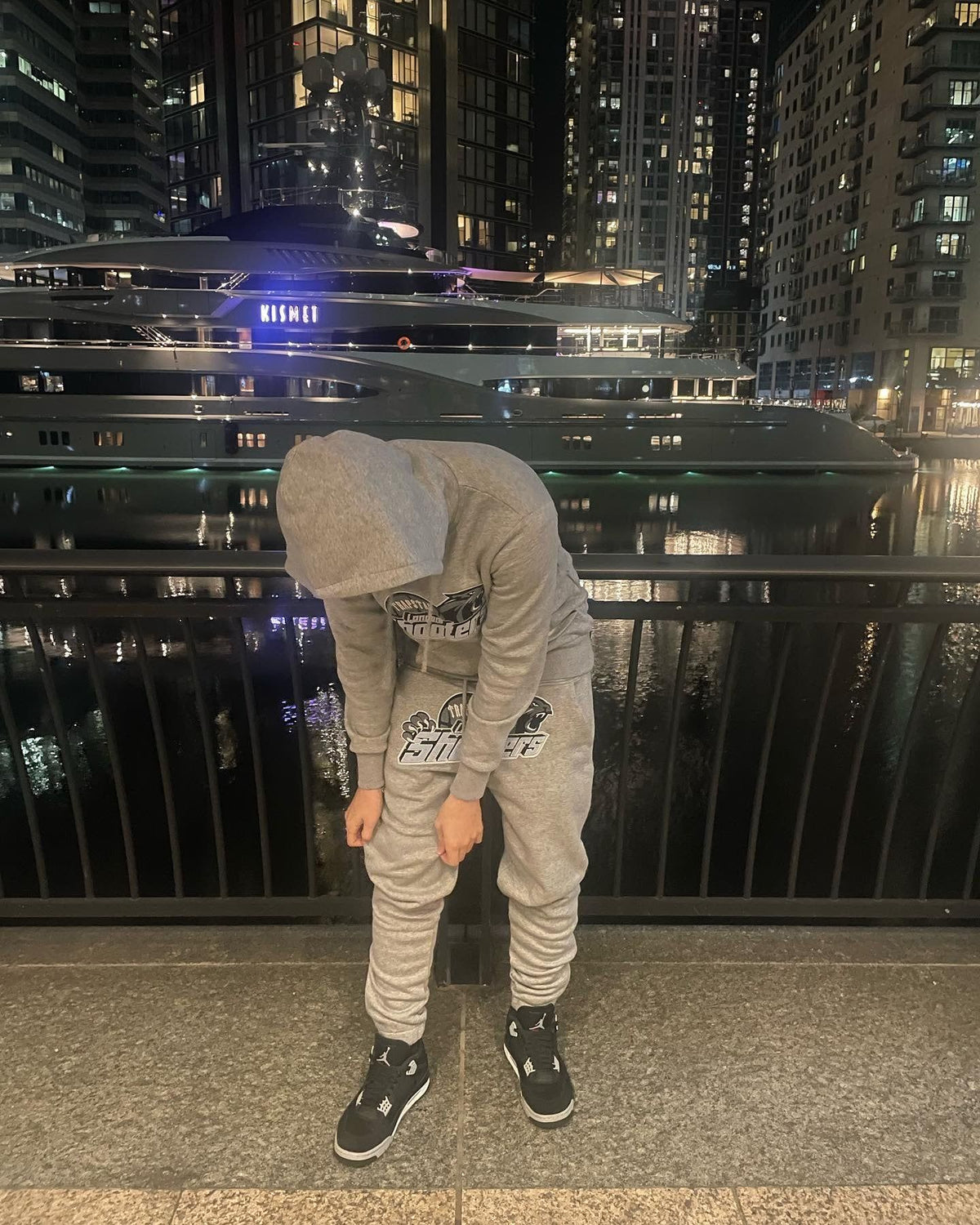 Trapstar Shooters Hoodie Tracksuit Grey Skyblue | Fresh Two-Tone