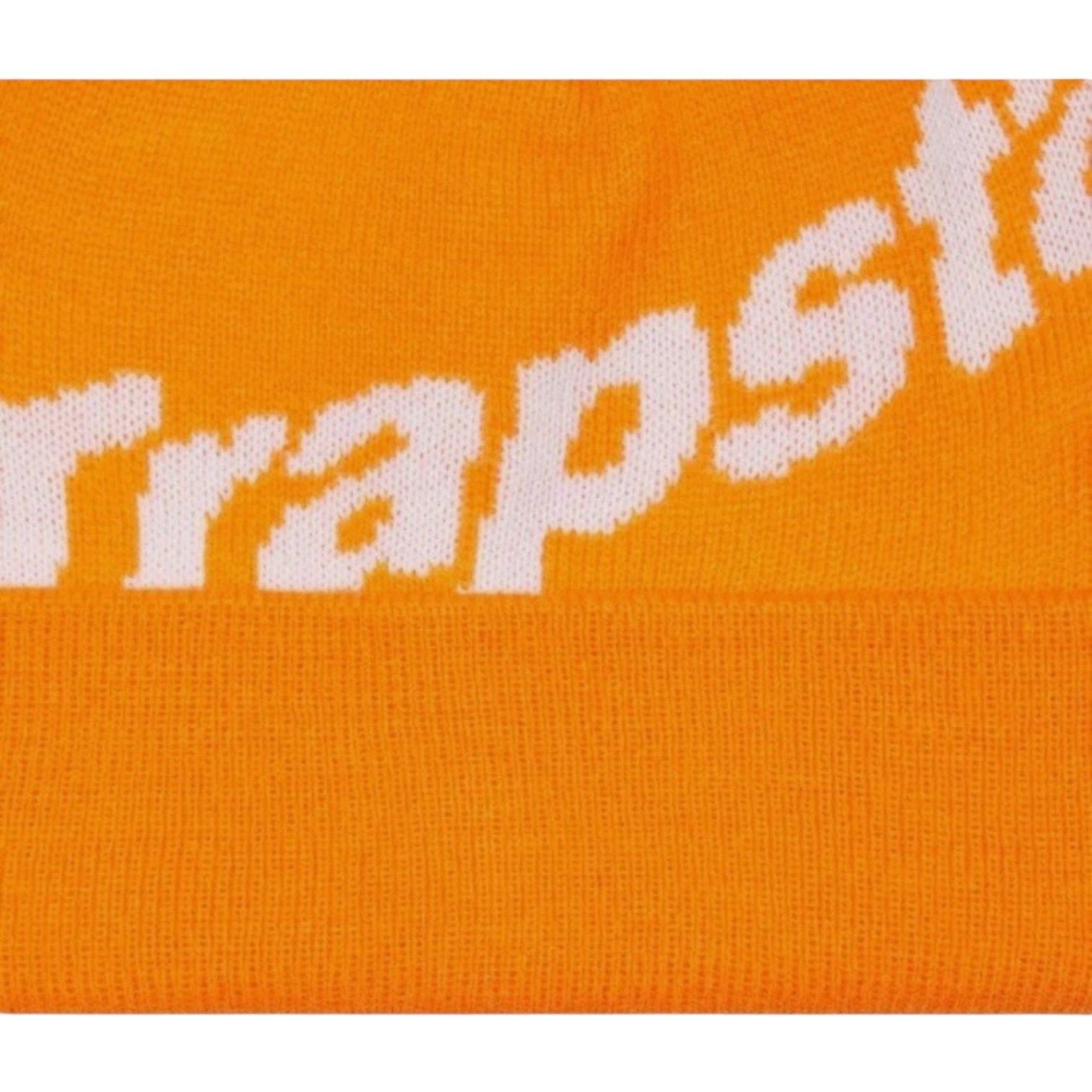 Trapstar Hyperdrive Beanie Orange & White