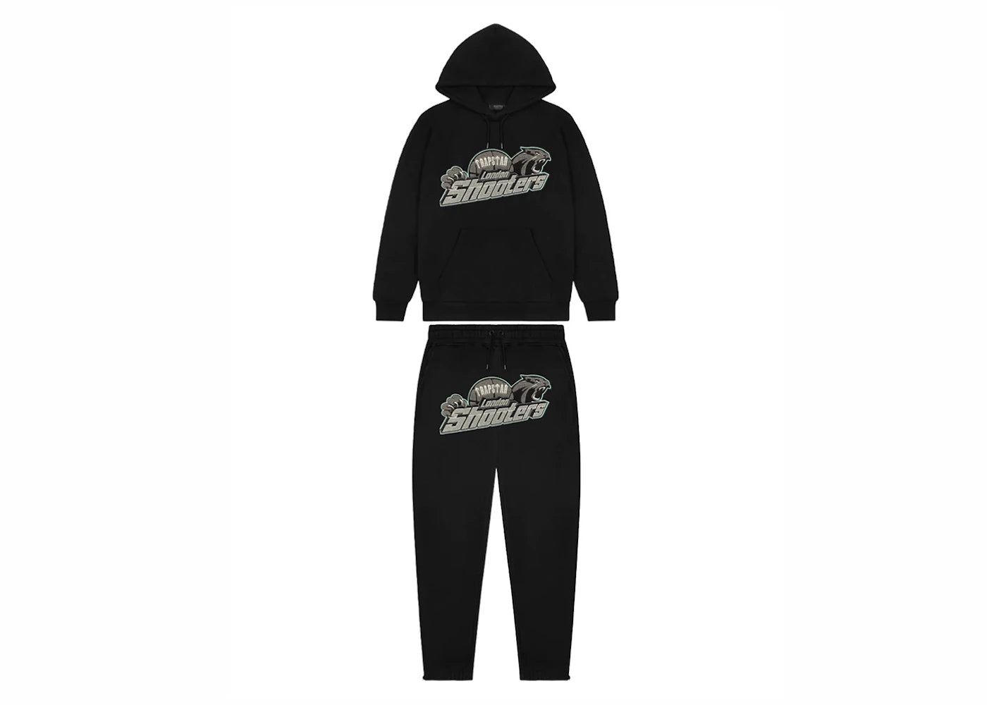 Trapstar Shooters Tracksuit Grey & Black Edition | Premium Street