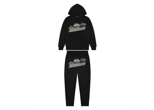 Trapstar Shooters Tracksuit Grey & Black Edition | Premium Street